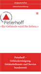 Mobile Screenshot of peterhoff.de